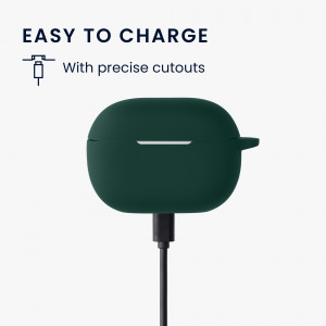 Husa pentru casti Xiaomi Redmi Buds 4 Pro, Kwmobile, Verde, Silicon, 59289.80 - Img 8