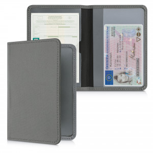 Husa pentru documente auto, Kwmobile, Gri, Neopren, 55381.155 - Img 1