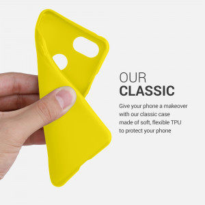 Husa pentru Google Pixel 3, Silicon, Galben, 45967.165 - Img 4
