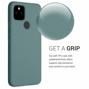 Husa pentru Google Pixel 4a 5G, Silicon, Verde, 53779.207 - Img 5