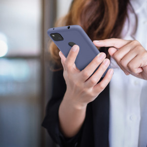 Husa pentru Google Pixel 4a, Silicon, Albastru, 52549.168 - Img 8