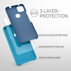 Husa pentru Google Pixel 4a, Silicon, Albastru, 52549.224 - Img 3