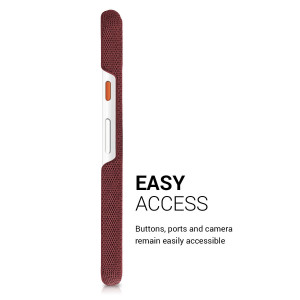 Husa pentru Google Pixel 4a, Textil, Rosu, 52048.76 - Img 5