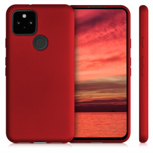 Husa pentru Google Pixel 5, Silicon, Rosu, 53565.36 - Img 2