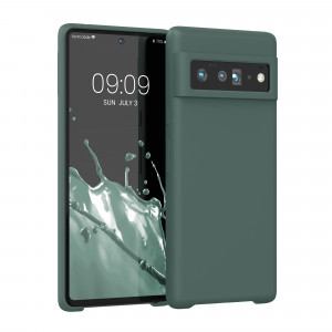 Husa pentru Google Pixel 6 Pro, Silicon, Verde, 55863.171, kwmobile - Img 1