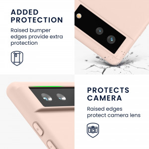 Husa pentru Google Pixel 6, Silicon, Roz, 55434.225, kwmobile - Img 4