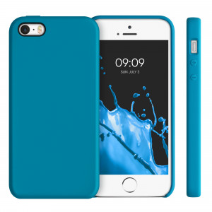 Husa pentru iPhone 5 / iPhone 5s / iPhone SE, Silicon, Albastru, 42766.224 - Img 2
