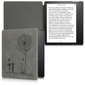 Husa pentru Kindle Kindle Oasis 10, Piele ecologica, Gri, kwmobile, 56972.01 - Img 2