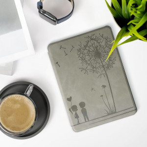 Husa pentru Kindle Paperwhite 11, Piele ecologica, Gri, kwmobile, 56257.01 - Img 3