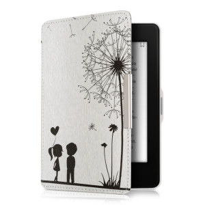 Husa pentru Kindle Paperwhite 7, Piele ecologica, Alb, 23136.11 - Img 1