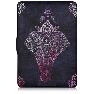 Husa pentru Kindle Paperwhite 7, Piele ecologica, Multicolor, 23136.38 - Img 4