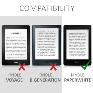 Husa pentru Kindle Paperwhite 7, Piele ecologica, Multicolor, 25824.26 - Img 6