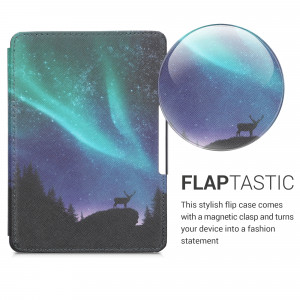 Husa pentru Kindle Paperwhite 7, Piele ecologica, Multicolor, 45569.26 - Img 3