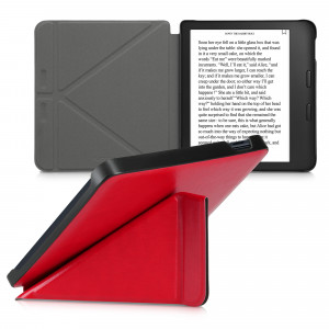 Husa pentru Kobo Libra 2, Kwmobile, Rosu, Piele ecologica, 56576.09 - Img 2