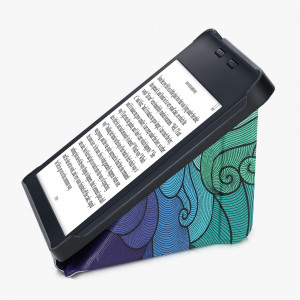 Husa pentru Kobo Libra 2, Piele ecologica, Multicolor, kwmobile, 56577.10 - Img 8