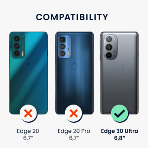Husa pentru Motorola Edge X30 / Edge 30 Pro, Piele ecologica, Multicolor, 57062.01, kwmobile - Img 6