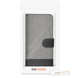 Husa pentru Nokia 3, Textil, Gri, 41108.01 - Img 7