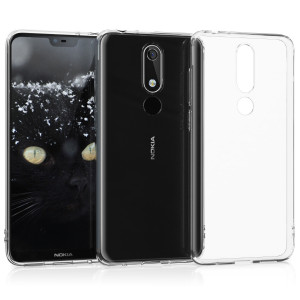 Husa pentru Nokia 5.1 Plus, Silicon, Transparent, 46195.03 - Img 2