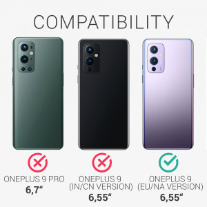Husa pentru OnePlus 9, Silicon, Negru, 56040.01, kwmobile - Img 5
