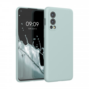 Husa pentru OnePlus Nord 2 5G, Silicon, Verde, 56070.200, kwmobile - Img 1
