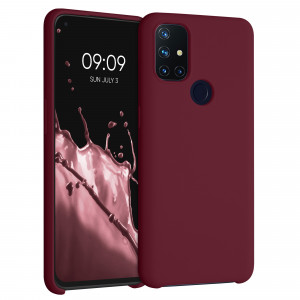Husa pentru OnePlus Nord N10 5G, Silicon, Rosu, 53890.209, kwmobile - Img 1
