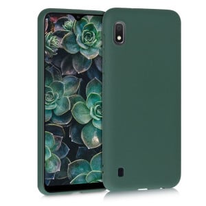 Husa pentru Samsung Galaxy A10, Silicon, Verde, 49814.169 - Img 1