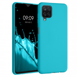 Husa pentru Samsung Galaxy A12, Silicon, Albastru, 54048.223 - Img 1