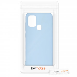 Husa pentru Samsung Galaxy A21s, Silicon, Albastru, 52494.58 - Img 8