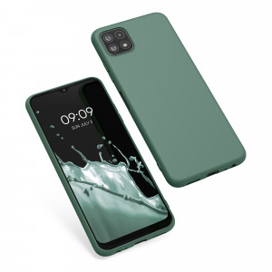 Husa pentru Samsung Galaxy A22 5G, Silicon, Verde, 55245.166, kwmobile - Img 2