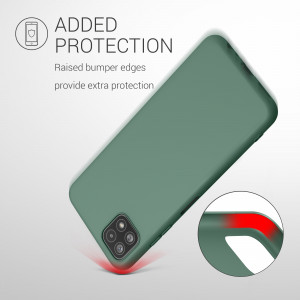 Husa pentru Samsung Galaxy A22 5G, Silicon, Verde, 55245.166, kwmobile - Img 7