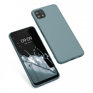Husa pentru Samsung Galaxy A22 5G, Silicon, Verde, 55245.207, kwmobile - Img 2