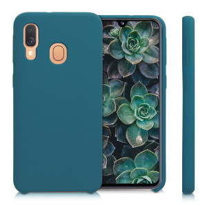 Husa pentru Samsung Galaxy A40, Silicon, Verde, 49091.57 - Img 2