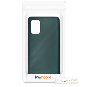 Husa pentru Samsung Galaxy A41, Silicon, Verde, 52254.14 - Img 7