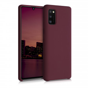 Husa pentru Samsung Galaxy A41, Silicon, Violet, 52301.190 - Img 1