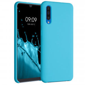 Husa pentru Samsung Galaxy A50, Silicon, Albastru, 48715.223 - Img 1