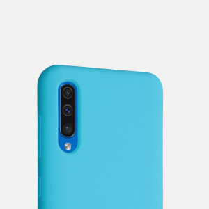 Husa pentru Samsung Galaxy A50, Silicon, Albastru, 48715.223 - Img 8