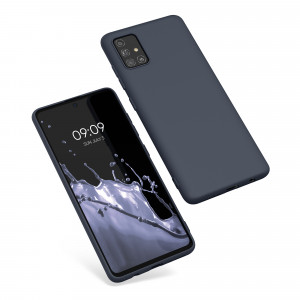 Husa pentru Samsung Galaxy A51, Silicon, Albastru, 51196.186 - Img 2