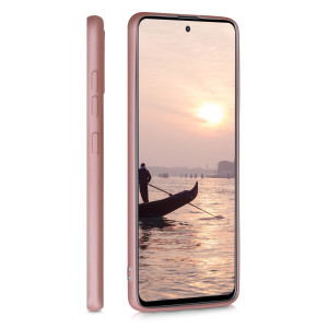 Husa pentru Samsung Galaxy A51, Silicon, Rose Gold, 51201.31 - Img 5