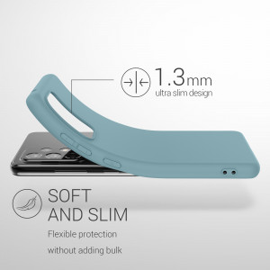 Husa pentru Samsung Galaxy A52 / Galaxy A52 5G / Galaxy A52s 5G, Silicon, Verde, 54346.207 - Img 3