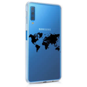 Husa pentru Samsung Galaxy A7 (2018), Silicon, Negru, 46430.02 - Img 8
