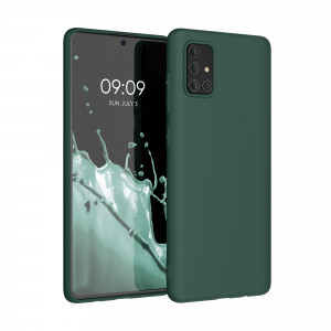 Husa pentru Samsung Galaxy A71, Silicon, Verde, 51208.169 - Img 1