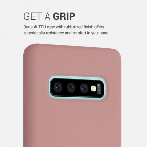 Husa pentru Samsung Galaxy S10 Plus, Silicon, Roz, 49028.193 - Img 4