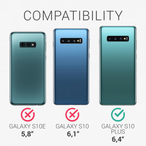 Husa pentru Samsung Galaxy S10 Plus, Silicon, Roz, 49028.213, kwmobile - Img 6