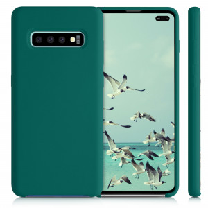 Husa pentru Samsung Galaxy S10 Plus, Silicon, Verde, 49028.184 - Img 2