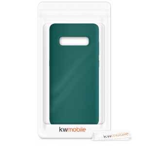 Husa pentru Samsung Galaxy S10 Plus, Silicon, Verde, 49028.184 - Img 7
