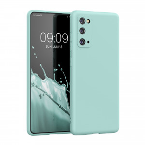 Husa pentru Samsung Galaxy S20 FE, Silicon, Verde, 56682.200, kwmobile - Img 1