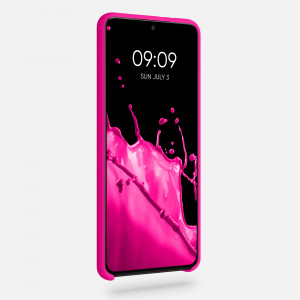 Husa pentru Samsung Galaxy S21 Plus, Silicon, Roz, 54066.77, kwmobile - Img 3