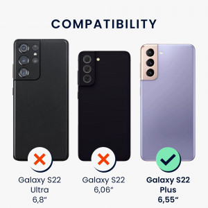 Husa pentru Samsung Galaxy S22 Plus, Silicon, Violet, 56761.187, kwmobile - Img 6