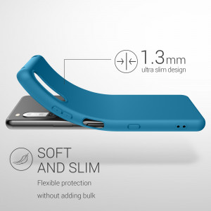 Husa pentru Sony Xperia 10 III, Silicon, Albastru, 54754.224, kwmobile - Img 3