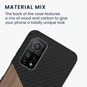 Husa pentru Xiaomi Mi 10T / Mi 10T Pro, Lemn, Maro, 56623.01, kwmobile - Img 4